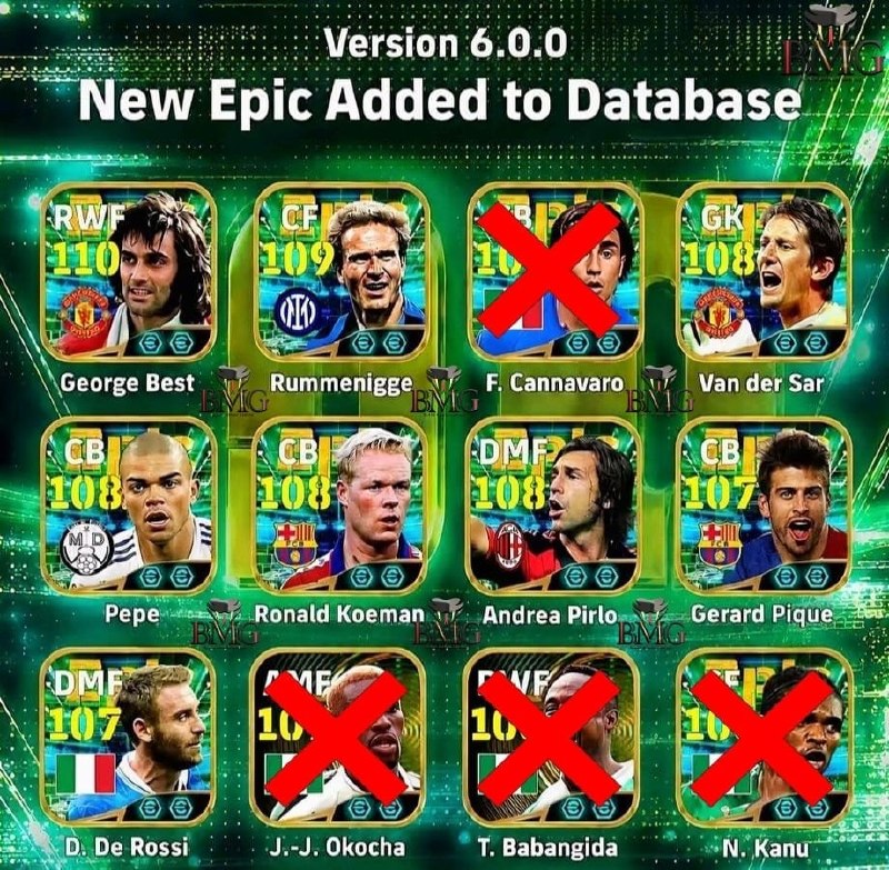 ➲ eFootball | 𝗘.𝗙.𝗣™: اپیک های باقی مانده!•••••••••••••••••••••••••••➲ 𝙚𝙁𝙤𝙤𝙩𝙗𝙖𝙡𝙡 | 𝙀.𝙁.𝙋™