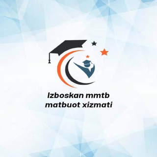 Telegram profile photo for IZBOSKAN MMTB MATBUOT XIZMATI