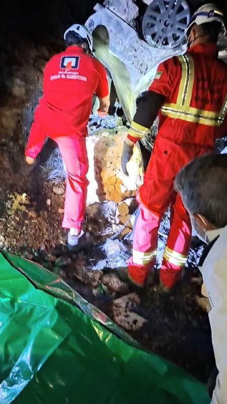 آخرین خبر لرستان: انحراف از مسیر و سقوط سمند به دره یک فوتی برجای گذاشت🔹شامگاه شنبه ۲۴ مرداد ۱۴۰۵ ستاد فرماندهی سازمان آتشنشانی و خدمات ا