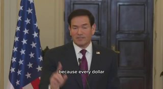 🇺🇸🇮🇱🇮🇷 Marco Rubio complains that Iran spends money on weapons and not on building roads, even though the US spends huge billions on Israel and wars while the national debt is skyrocketing.