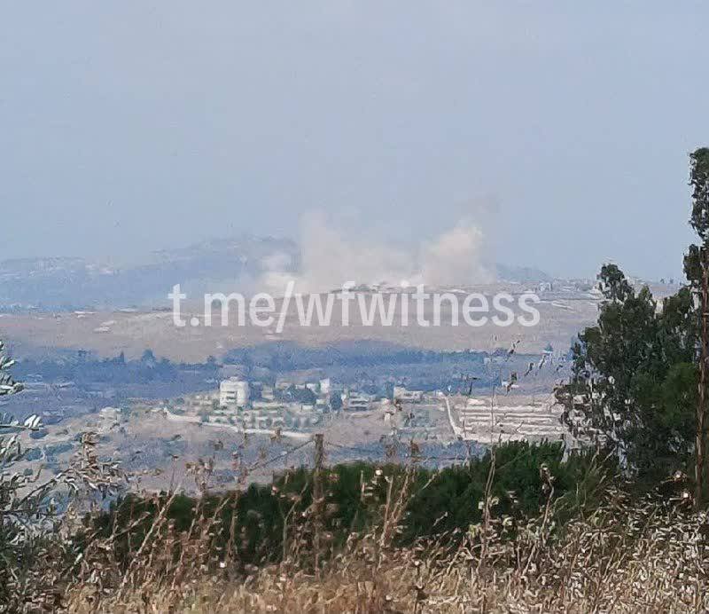 ️🇱🇧🇮🇱 צה"ל ביצע פעולת הפצצה גדולה בעיירה הכבושה קנטרה שברצועת הביטחון של דרום לבנון.