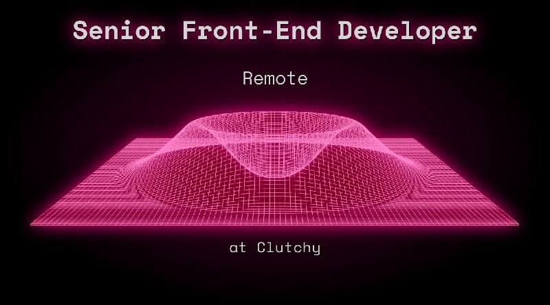 Web3 Senior Front-End Developer Remote at Clutchy