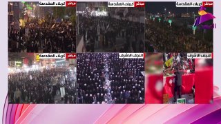 אל-אהד ממשיך לסקר את טקסי הלוויה של "סייד עלי חמינאי" בעיראק