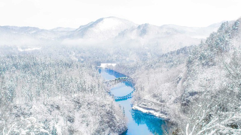 Daiichi Tadami River Bridge, Fukushima prefecture, Japan (© DoctorEgg/Getty Images)December 30, 2023 at 07:00AM