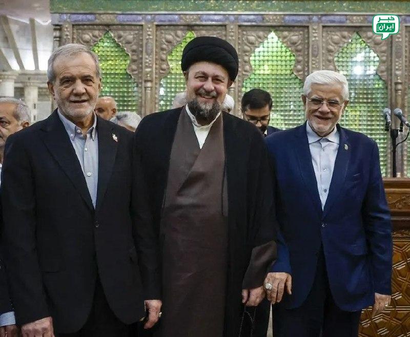 خبر اصفهان: سخنان امروز حسن خمینی و پزشکیان در صداوسیما سانسور شدکلمات «تفاهم» و «صلح» در سخنان پزشکیان و سید حسن خمینی در خبر تلویز