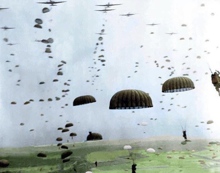 ⭕ 17 בספטמבר 1944 מבצע מרקט גארדן והנחתת צנחנים בריטים ואמריקאים בהולנד.