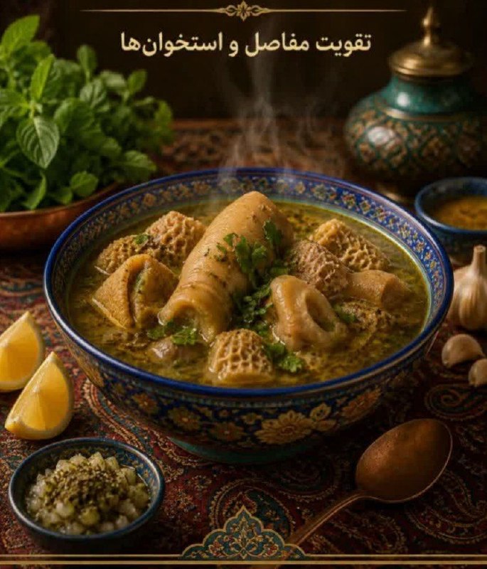 طب اسلامی: خداحافظی با زانو درد و خستگی مفاصل با کلاژن طبیعی! 🥣💪سلام رفقا! روزتون پر از تندرستی 🌸خیلی‌ها دنبال قرص‌ها و مکمل‌های گر