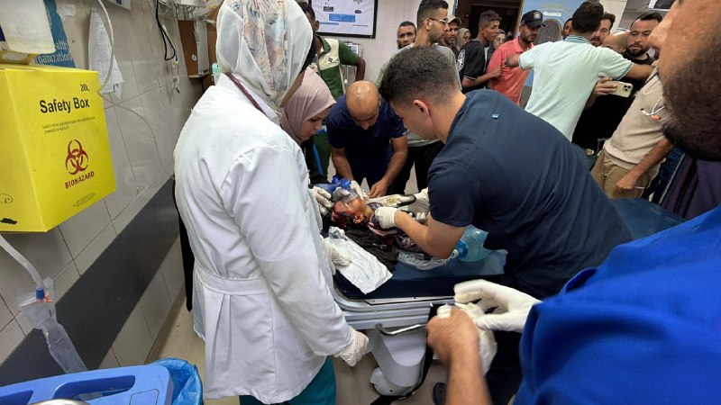 ילד נפצע מכדורי כיבוש סמוך לכיכר בני סוהיילה, מזרחית לחאן יונס.