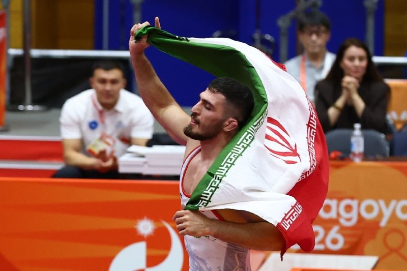 Announcement of the reward of Asian Games wrestling medal winners