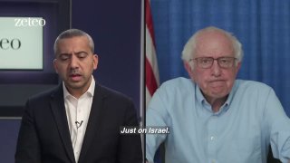 ברני סנדרס: בקרב האוכלוסייה בישראל יש לך תנועה משמעותית שזזה ימינה. ואני מקווה שיהיו מנהיגים אמיצים בישראל…