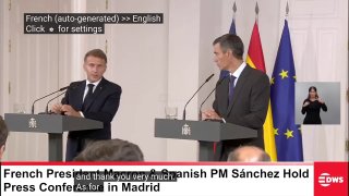 French President Macron: