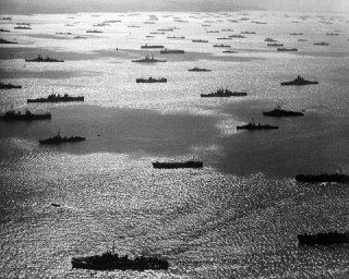 The US Pacific Fleet during the operation to recapture the Marshall Islands from Japan, 1944.Time Machine | Historical Photo