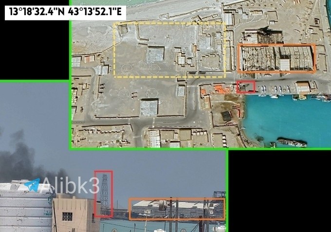 נראה כי המקומות הממוקדים בנמל מוחה הם מחסני נשק ותחמושת. כוחות תימן מקדימים כעת כל פעולה סעודית בשיתוף כוחו…