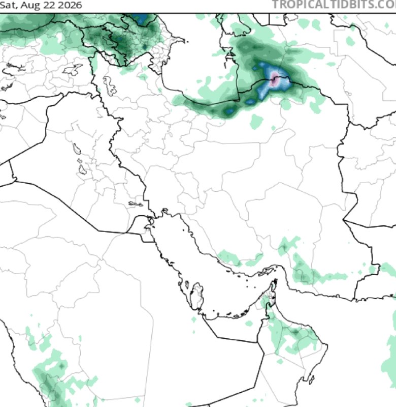 پارس ودر 📡: 🟣الگوی بارشی منتهی به صبح فردا ☑️مدل اتحادیه اروپا ⚠️⛈هشدار آبگرفتگی معابر در بخش هایی از مازندارن ،گلستان، خراسان شمالی