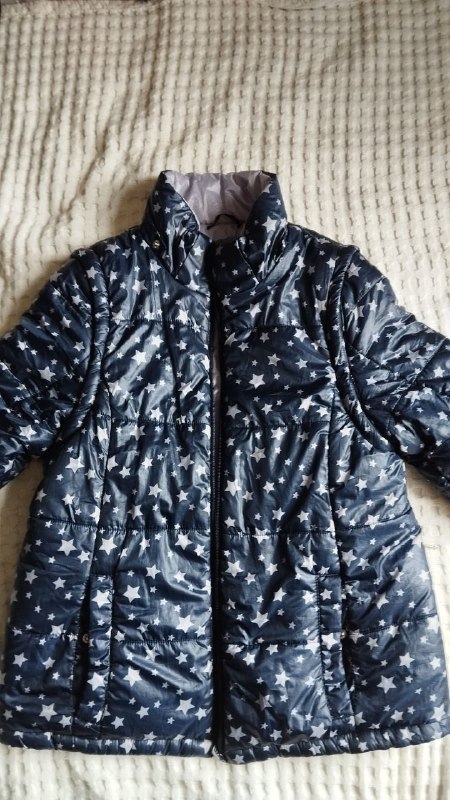 Новая синяя женская куртка 2в1