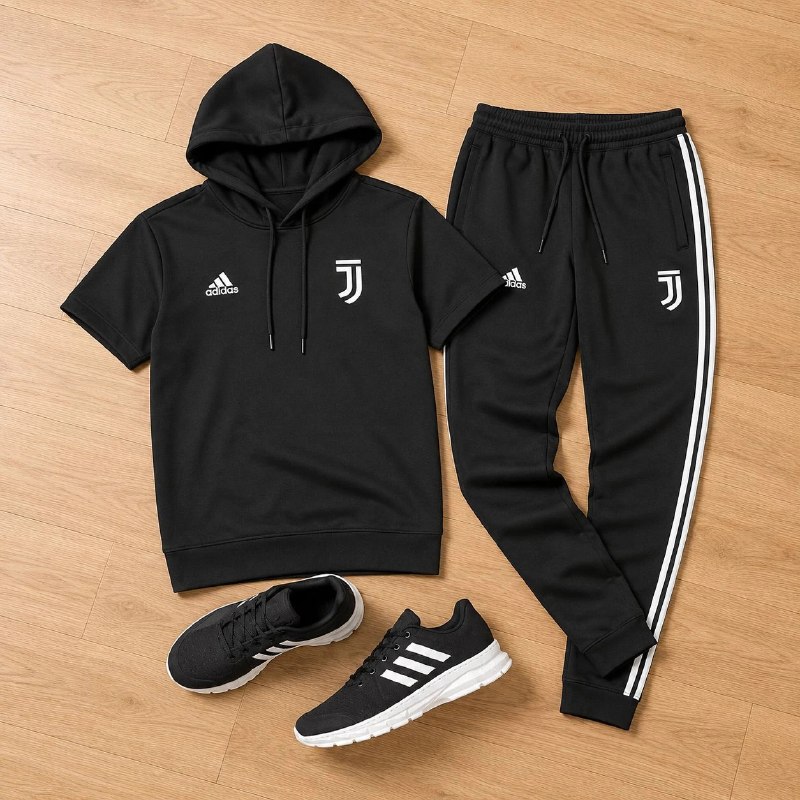 توییتی: پکیج ست تیشرت کلاهدار و شلوار مردانه مدل Juventus + کفش ورزشی مردانه مدل Alshenست ورزشی یا استایل خیابانی؟ چرا هر دو رو 
