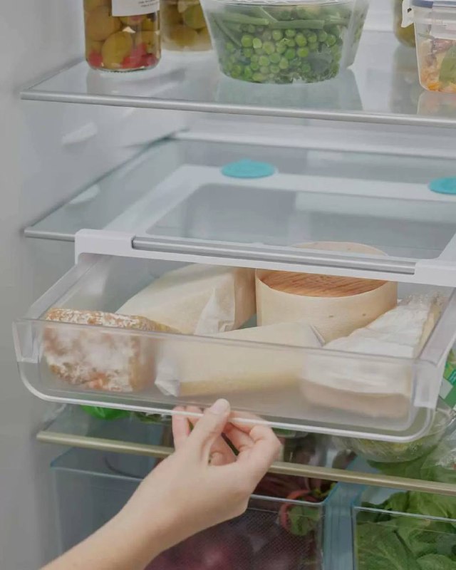 Выдвижной ящик FridgeStore позволяет полностью использовать доступное пространство в вашем холодильнике. Он аккуратно крепится на полку и надежно ф... - изображение 2 - ящик, выдвижной, fridgestore