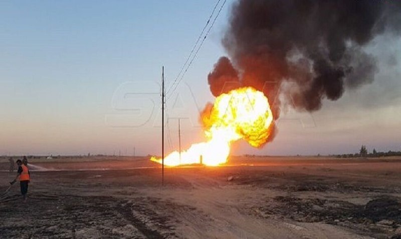 خبرگزاری صداوسیما: 🔺انفجار خط صادرات گاز سوریه؛ فعالیت چند نیروگاه برق مختل شد🔹شرکت نفت سوریه از انفجار خرابکارانه و عمدی در خط صادرات گاز