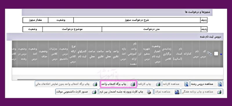 صدای دانشجو|دانشگاه آزاد دزفول: ✅ نحوه مشاهده زمان امتحانات #پایان‌ترم تابستان ۱۴۰۵ در سامانه آموزشیار1⃣ وارد منوی "ثبت‌نام دروس دانشجو" شده و زیرمنوی "