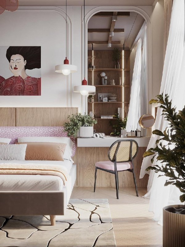 Красивый проект спальни МЫ В МАХ подписаться | Дизайн интерьера| Ремонт - изображение 2 - красивый, проект, спальни