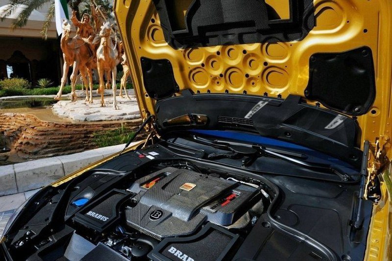 Mercedes benz s class (w222) Brabus rocket 900 Desert Gold Edition 4