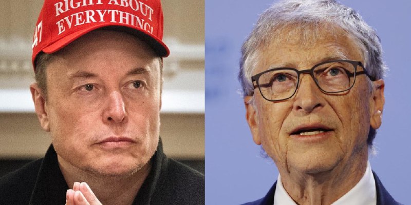 Bill Gates accuses Elon Musk of killing poor children by cutting foreign aid and says he's giving away his wealth