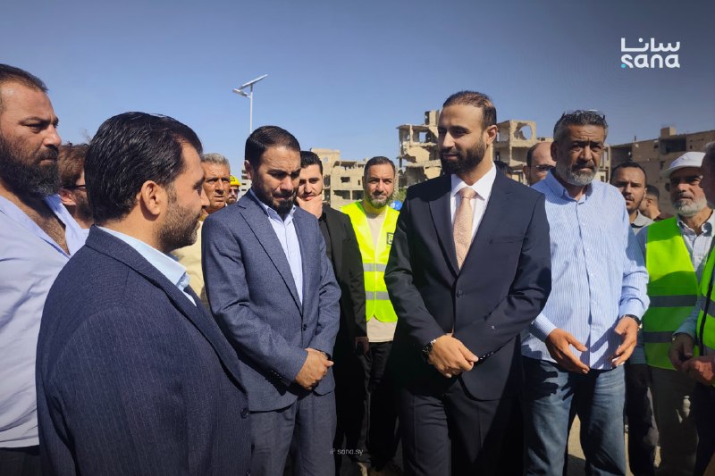 דיר א-זור.. השקת פרויקט "שחר הפרת" לפינוי הריסות משכונות העיר ומיחזורן
