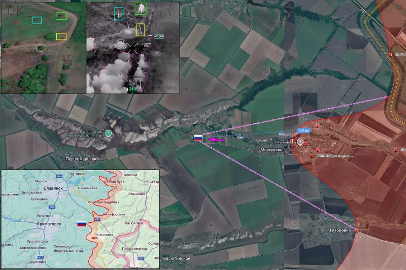 1. Краматорск - МалиновкаАктивные боевые действия в районе Славянска.Военнослужащие ВС РФ под огнём противника занимают … - news image
