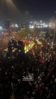 כרבלא: המוני אבלים בטקס הלוויה של המנהיג שנהרג