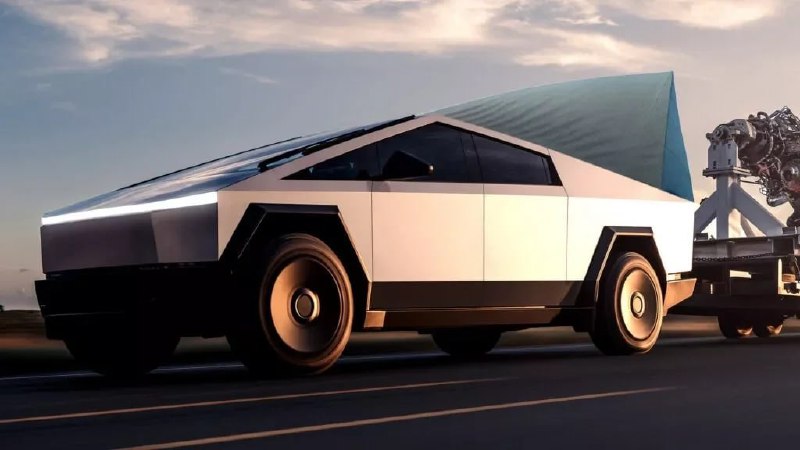 Tesla запатентовала надувной спойлер для Cybertruc...