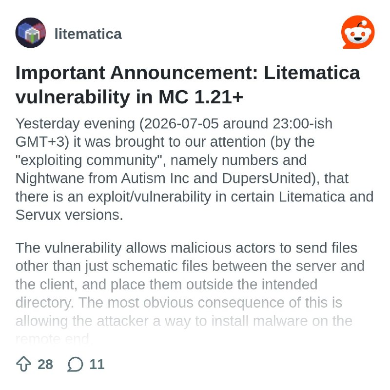From the litematica community on Reddit