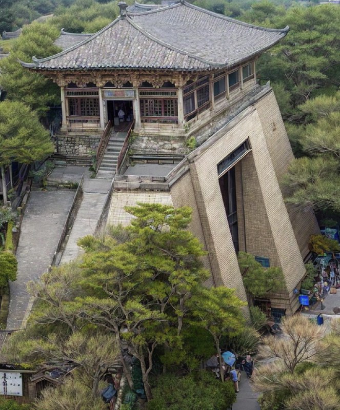 用 AI 将《清明上河图》重新绘制为真实照片质感的全景图片 