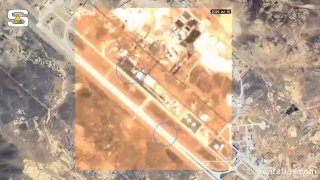תמונות לוויין באיכות גבוהה של הפגיעה בבסיס הנסיך חסן בירדן