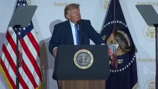 Flash: President Trump on super intelligence (SI): "I will never stifle the growth of technology that will be greater than the industrial revolution"