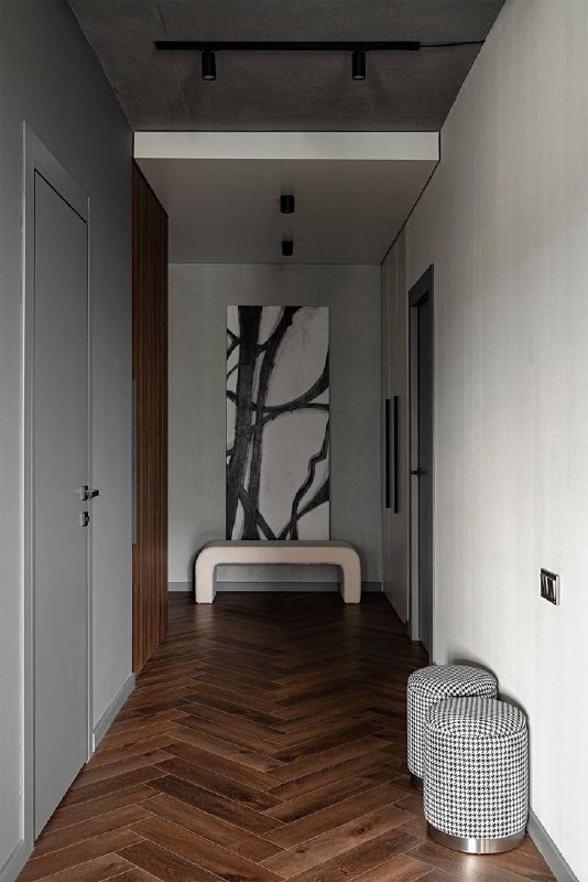 Сенсорный минимализм в Казани квартира для молодой пары. В этом проекте дизайнер переосмыслил тренд на минимализм и умеренность, добавив в простран... - изображение 9 - минимализм, молодой, пары