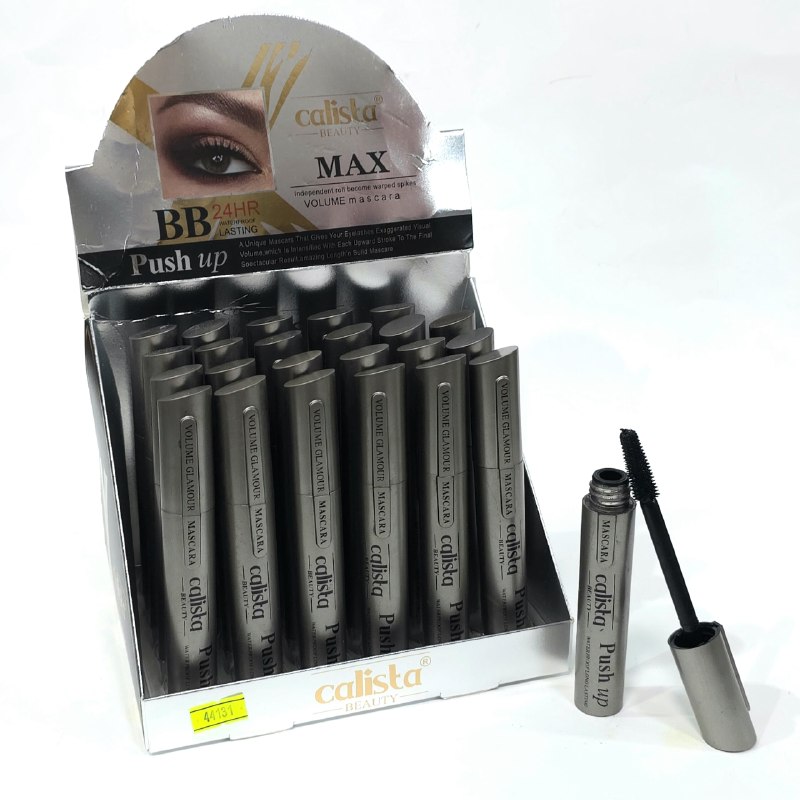 پخش عمده آرایشی کوثر تهران💄: کد ۴۴۱۳۱ریمل کالیستا فرچه ژله ای کیفیت عالی مواد پر۲۴ساعته ضد آب بلند کننده قوی کاملا مشکی حجم دهندهقیمت هر عدد ۲۰۰ هزار