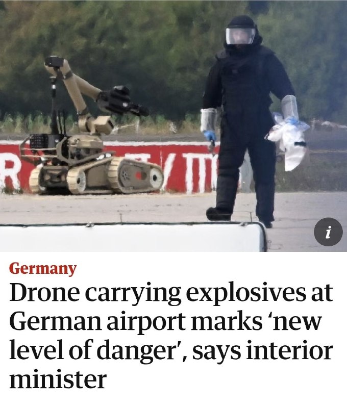 The Guardian: גילוי פצצת מזל"ט בשדה התעופה בלייפציג, גרמניה