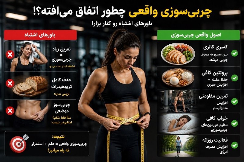 🕉یوگای نگین💎🕉: 🔥 چربی‌سوزی واقعی چطور اتفاق می‌افته؟!😐 فکر می‌کنی فقط عرق کردن یعنی چربی‌سوزی؟یا فقط با ورزش شکم، شکمت آب میشه؟❌ نه!👇 و