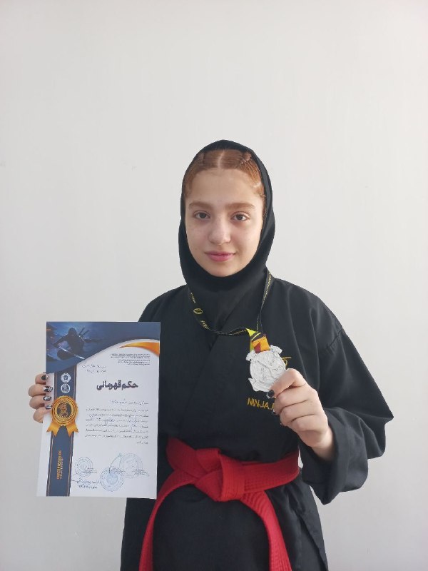 ❤️چالشتُر مرکز قدیم چهار محال ❤️: افتخاری دیگر برای دختران چالشترکسب مدال نقره توسط شمیم هادی چالشتری در مسابقات فایتمبارزات رینگی سبک نینجا رنجر استان چ