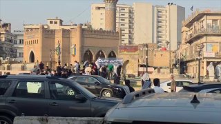כוחות הגיוס העממי הפצועים ממשיכים זה היום החמישי ברציפות בישיבה מול רשות הגמלאים הלאומית, כדי לדרוש את זכוי…