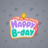 B-Day Candle #180