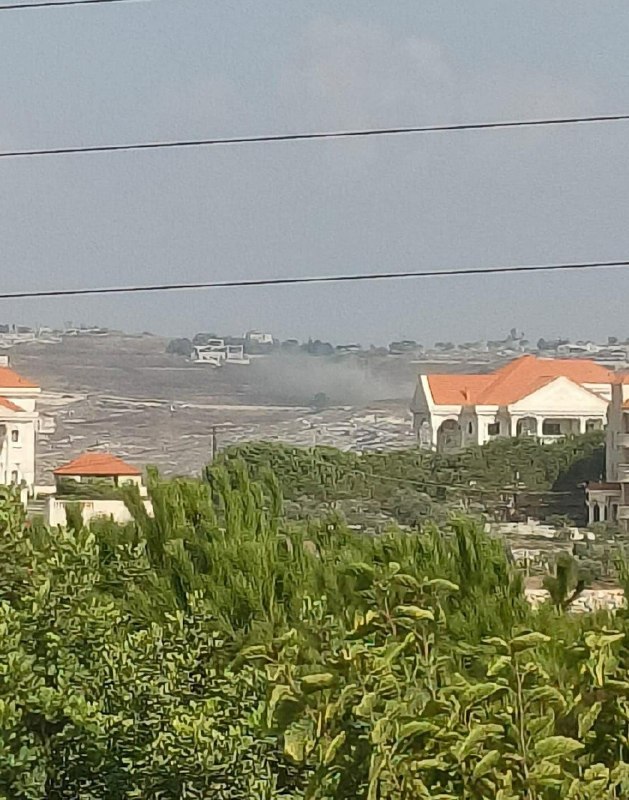 דחוף: ארטילרי הכיבוש הפגיז את האזור שבין העיירות חדדה וחריס, מדרום ללבנון.
