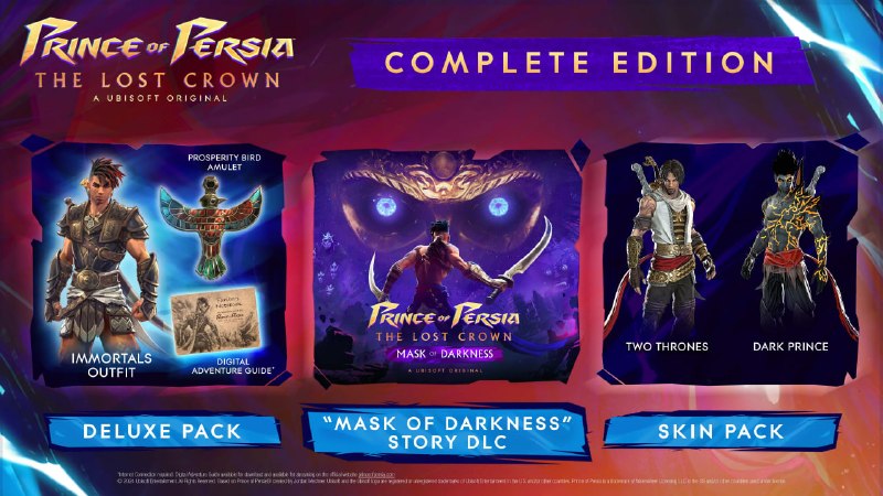 p$nyou: اکانت قانونی Prince of Persia™: The Lost Crown - Complete Edition━━━━━━━━━━━━━━🎮 ظرفیت دوم P5 1500🎮 ظرفیت سوم P5 800🎮 ظر