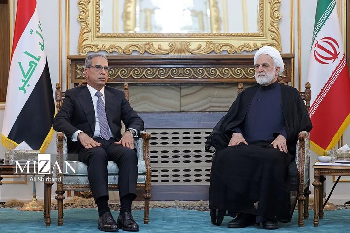 ایسنا ✔: محسنی‌اژه‌ای: همکاری‌های ایران و عراق در همه شئون و ابعاد، تعمیق یافته استرئیس قوه قضائیه در دیدار با رئیس شورای عالی قض