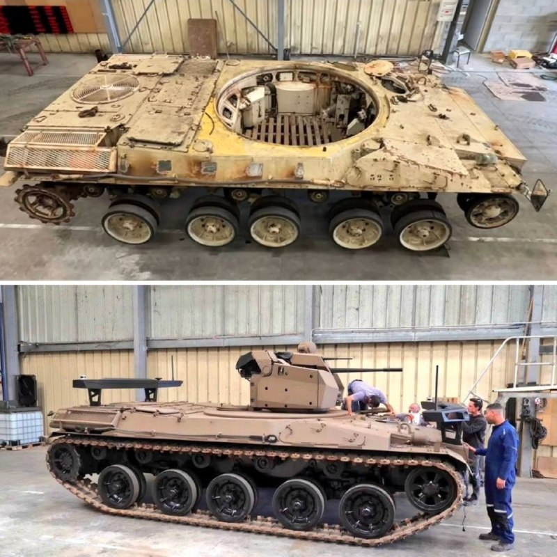 🇫🇷️ - הצבא הצרפתי שוקל הסבה של עשרות טנקי AMX-30 ישנים המאוחסנים במחסנים למערכות רובוטיות קרקעיות.