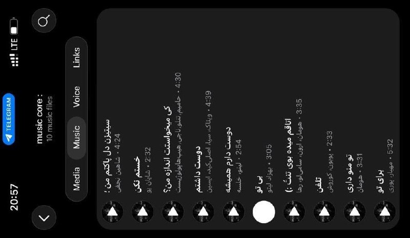 Afkar | افکار: توی گوگل باید سرچ کنی آهنگ ترند پیدا کنی اینجا بدون سرچ میتونی همشو داشته باشی!@Music