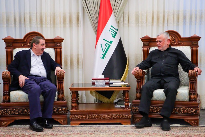 مطالعات عراق: ♦️دیدار دبیرکل سازمان بدر با هیئتی از حزب دموکرات کردستان هادی العامری، دبیرکل سازمان بدر، روز شنبه در دفتر خود در بغداد