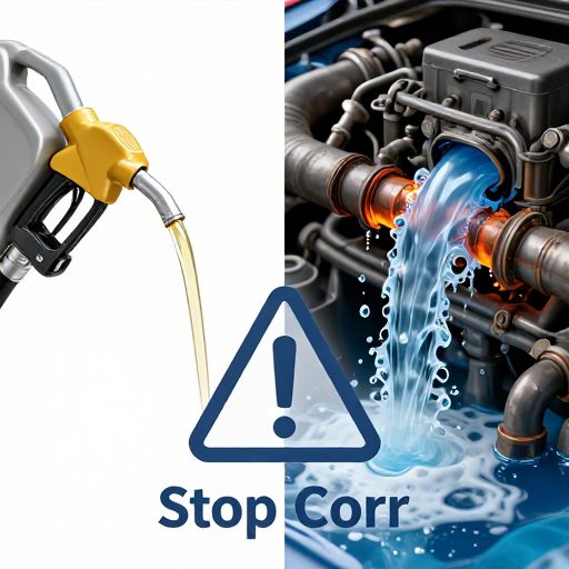 🚫Stopcorr.ir: ⛽️ بنزین حاوی متانول؛ ترکیب خطرناک برای خودرو! ⚠️متانول رطوبت هوا را جذب میکند 💧 و آب وارد سیستم سوخترسانی میشود. نتی