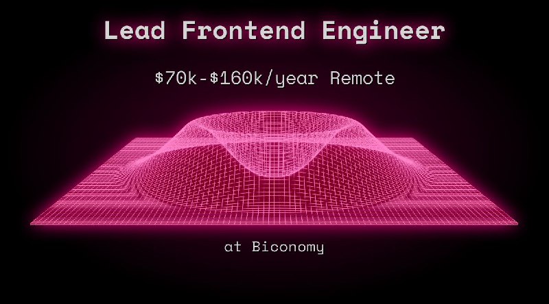 Web3 Lead Frontend Engineer $63k - $80k Remote at Biconomy