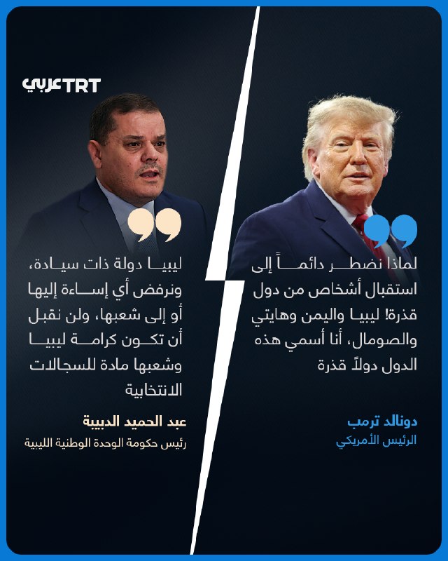 נשיא ארה"ב דונלד טראמפ פתח במתקפה מילולית על לוב, לאחר שתיאר אותה, יחד עם תימן, האיטי וסומליה, כאחת מ"המדינ…